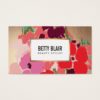 Elegant Vintage Painted Floral Art Designer Business Card