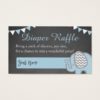 Elephant Diaper Raffle Cards for a Boy