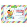 Ernie Striped Birthday Card