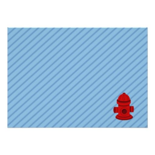 FIRE TRUCK Invitation - Kids Birthday - Image 2
