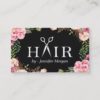 Floral Hair Stylist Logo Beauty Salon Appointment