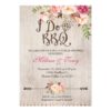 Floral I Do BBQ Barbecue Shower Card