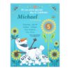 Frozen Summer Olaf Birthday Party Invitation
