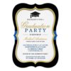 Gold Bracket Frame Modern 2018 Graduation Party Card