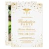 Gold Dots Medical Nursing School Graduation Party Card