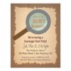 Grunge Scavenger Hunt Birthday Party Invitations