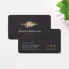 Hair Stylist Professional Logo Beauty Salon Lux Business Card