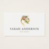 Hair Stylist Professional Logo Modern Elegant Business Card