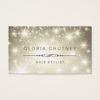 Hairstylist - Sparkling Bokeh Glitter Business Card