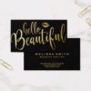 Hello Beautiful Makeup Artist Business Card
