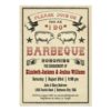 I DO BBQ - Vintage Pig Roast Invitation