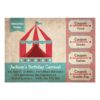 Kids Birthday Party - Carnival Admission Ticket Card