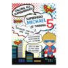 Kids Superhero Birthday Party Invitation Boy Hero