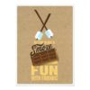 Kids Sweet Birthday Bonfire Smores Invitations