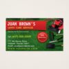 Landscaping Lawn Care Mower Business Card Template