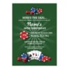 Las Vegas Casino Night Birthday Party Invitation