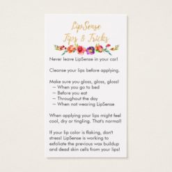 LipSense Application & Tips Card - Image 2
