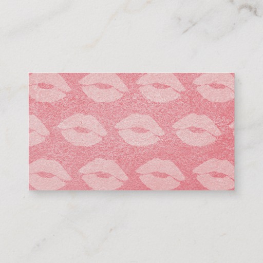 LipSense Loyalty Card Pink Watercolor Lips - Image 2