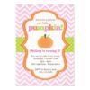 Little Pumpkin Girl Birthday Party Invitation