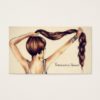 Long Hair Beauty Business Card