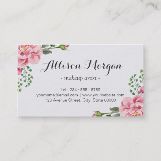 Loyalty Punch Card | Girly Pink Floral Wrapping - Image 2