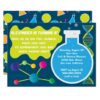 Mad Science Scientist Birthday Party Invitations