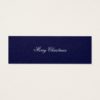 Merry Christmas Snow Trees Bookmark Card