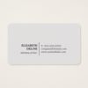 Minimalist Elegant Texture White Attorney at law Business Card
