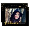 Modern Gold Decor 2018 Grad Photo Graduation Party Card