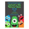 Monster Bash Kids Birthday Party Invitations