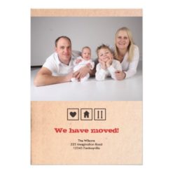 Moving announcement 
