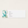 Nautical Anchors Beach Ocean Seaside Coastal Theme Mini Business Card