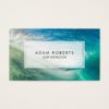 Ocean Water Surf Instructor Professional Business Card