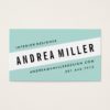 On A Slant Bold Graphic Business Card
