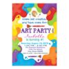 Paint Art Party Invitations
