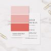 Paint Chip | Editable Color Interior Designer Business Card