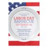 Patriotic Flag Labor Day Summer Barbecue Party Card