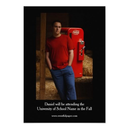 Photo Vertical - 3x5 Graduation Announcement - Image 2