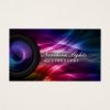 Photographer Camera Lens & Aurora Photography Business Card