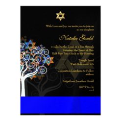 Bat Mitzvah Card