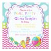 Pool Party Birthday Invitation