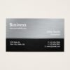 Professional Modern Metal Silver Computer Repair Business Card