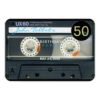 Retro T6 Audiotape 50th birthday Party Invitation