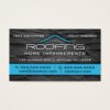 Roofing Professional Business Card Blue