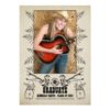 Rustic Country | Photo Graduation Party Card