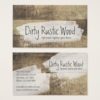 Rustic Wood Shabby Grunge Vintage Painted Boards Business Card