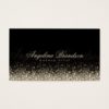 Shimmering Silver Makeup Artist Damask Black Card