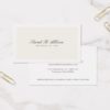 Simple Elegant Attorney Professional Cream Business Card