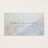 Simple Elegant Mother of Pearl Business Cards