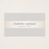 Simple Elegant  Taupe Professional Business Card
